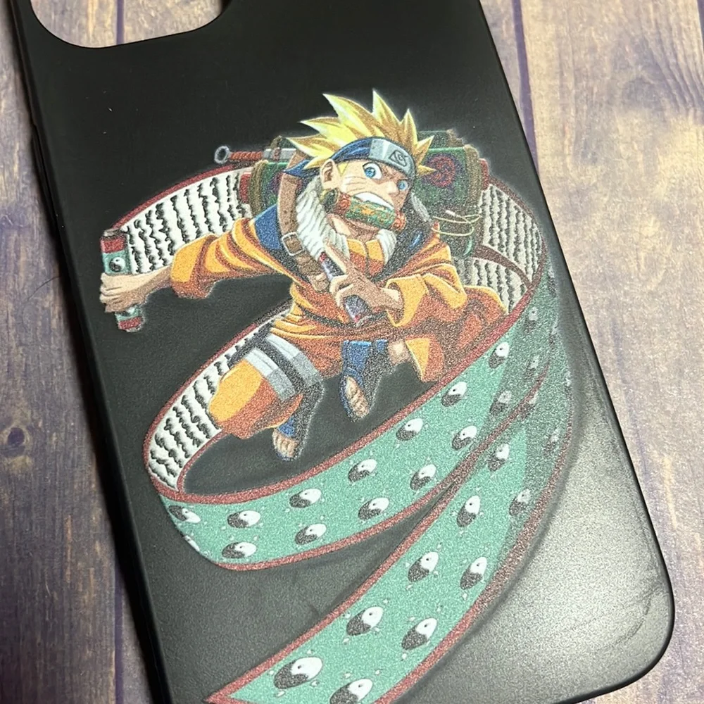 5for$10 iPhone 14 Phone case - Anime Naruto scroll case - Matte black